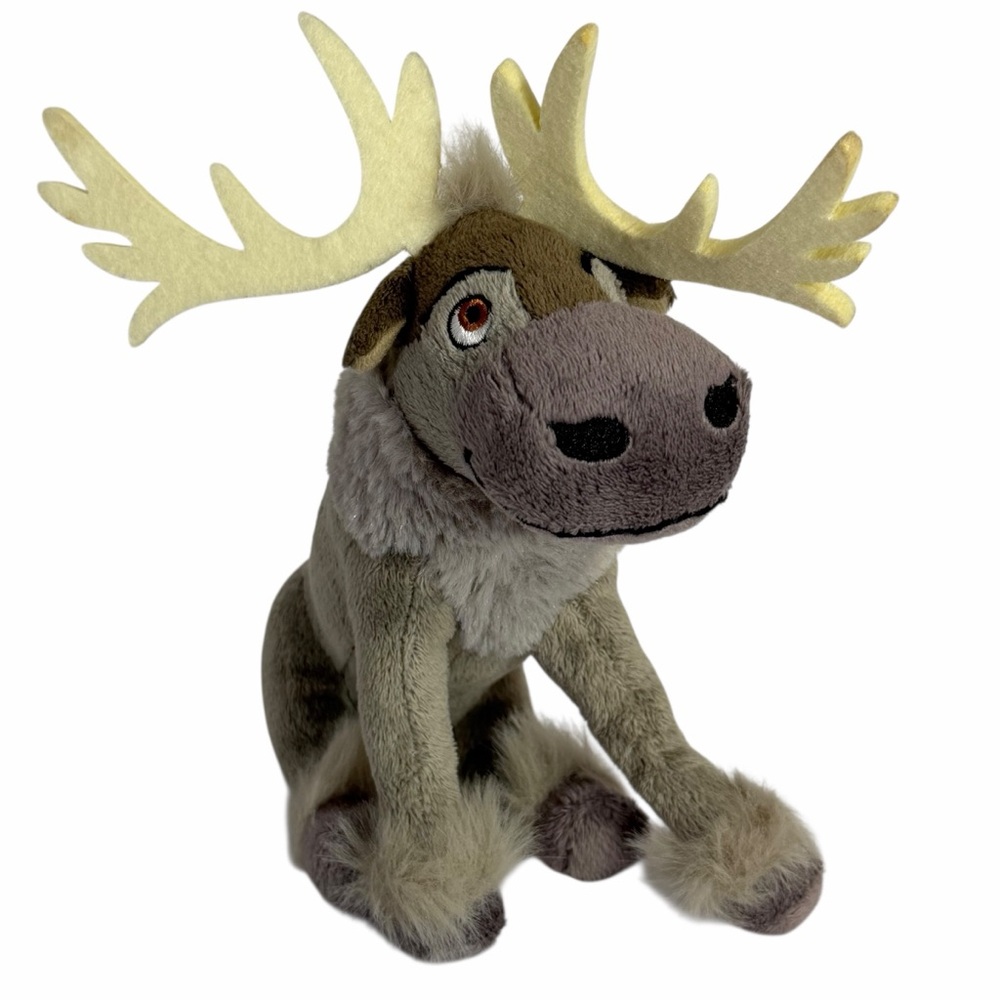 Disney Frozen Sven Plush 6” Reindeer Stuffed Animal Just Play Soft Toy